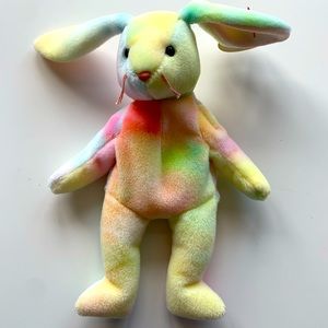 Vintage TY Beanie Baby Hippie Bunny